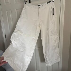 White Cargo Pants